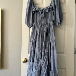 Free People Oasis Blue Dress